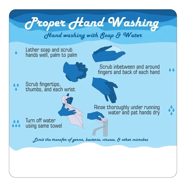 Health and safety information magnet with full color process graphics.... from ASI 92977 UniversalPromo, Inc / UP Line