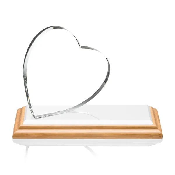 The Northam Heart VividPrint Award features a sparkling 4" Starfire Crystal... from ASI 84592 St Regis Group / St Regis