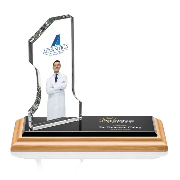 The Northam #1 VividPrint™ Award features a sparkling 5" tall Starfire... from ASI 84592 St Regis Group / St Regis