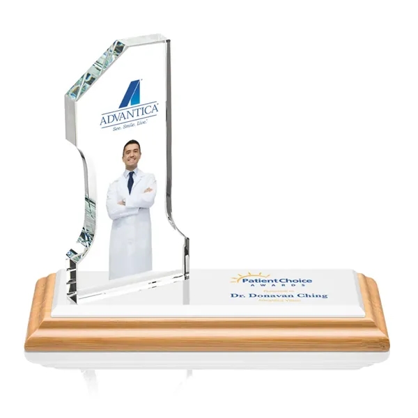 The Northam #1 VividPrint™ Award features a sparkling 5" tall Starfire... from ASI 84592 St Regis Group / St Regis