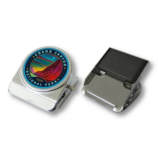 Circle clip with magnet and full color graphic under gel coating.... from ASI 63073 Openers.Beer / Hobow Caps and Beverage Tools Openers.Beer Gel Skin