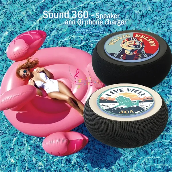 Wireless charger and bluetooth speaker... from ASI 63073 Openers.Beer / Openers Plus