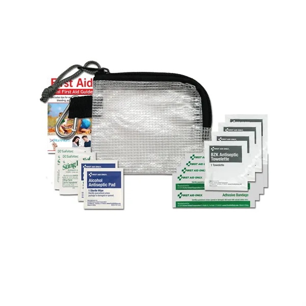 First aid kit with a semi-transparent bag.... from ASI 84514 Safety Made