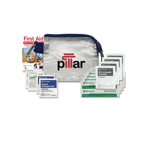 First aid kit with a semi-transparent bag.... from ASI 84514 Safety Made