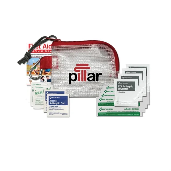 First aid kit with a semi-transparent bag.... from ASI 84514 Safety Made