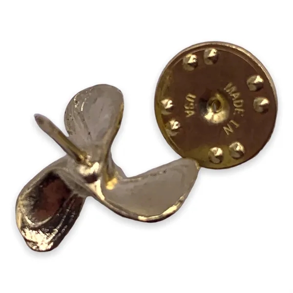Thinner bladed propeller with deeper curve lapel pin. Blank.... from ASI 96235 Wehr Industries Inc