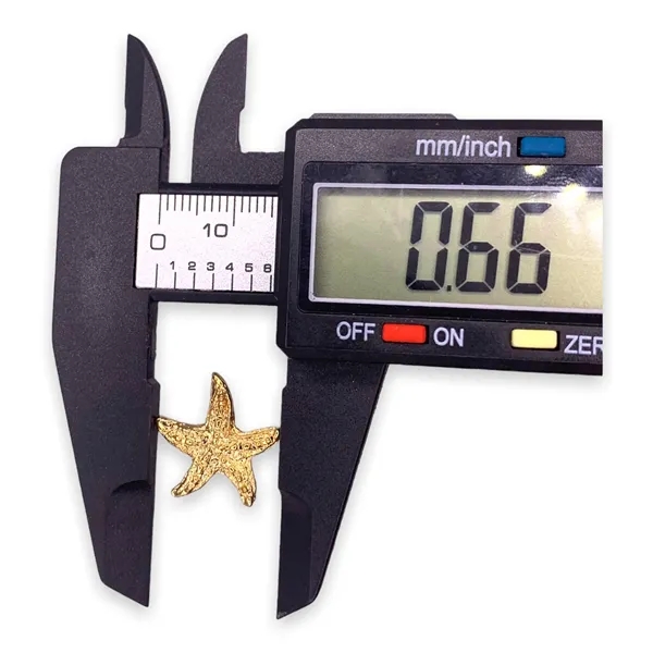Star fish lapel pin. Blank.... from ASI 96235 Wehr Industries Inc