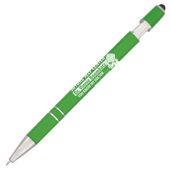 Recycled Ballpoint Stylus Pen made of recycled ABS plastic. Quality blue... from ASI 86850 Shepenco/Shelbyville Pencil Co, Inc / SHEPENCO® Shelbyville Pencil Company