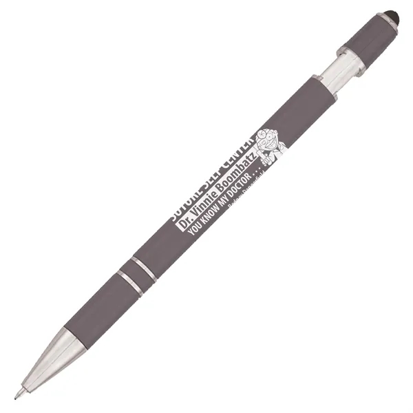Recycled Ballpoint Stylus Pen made of recycled ABS plastic. Quality blue... from ASI 86850 Shepenco/Shelbyville Pencil Co, Inc / SHEPENCO® Shelbyville Pencil Company