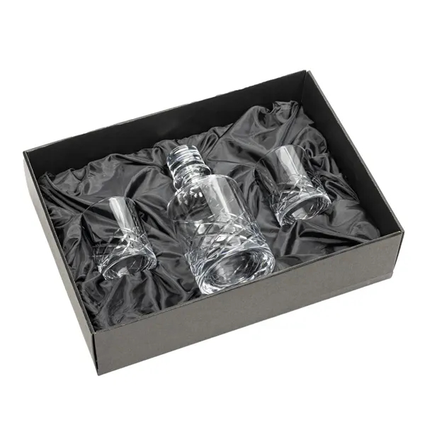 The Durham Decanter Set features a sleek decanter adorned with a... from ASI 84592 St Regis Group