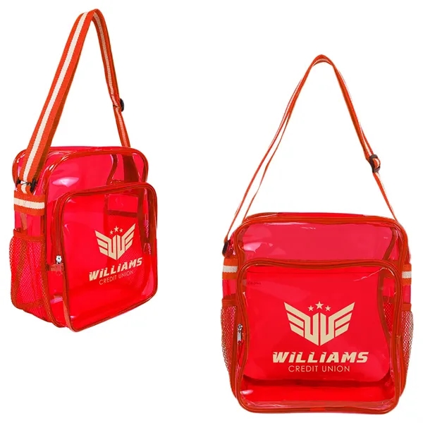 Clear TPU Messenger Bag... from ASI 36730 Ariel Premium Supply Inc