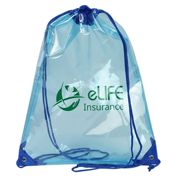 Clear TPU Drawstring Backpack... from ASI 36730 Ariel Premium Supply Inc
