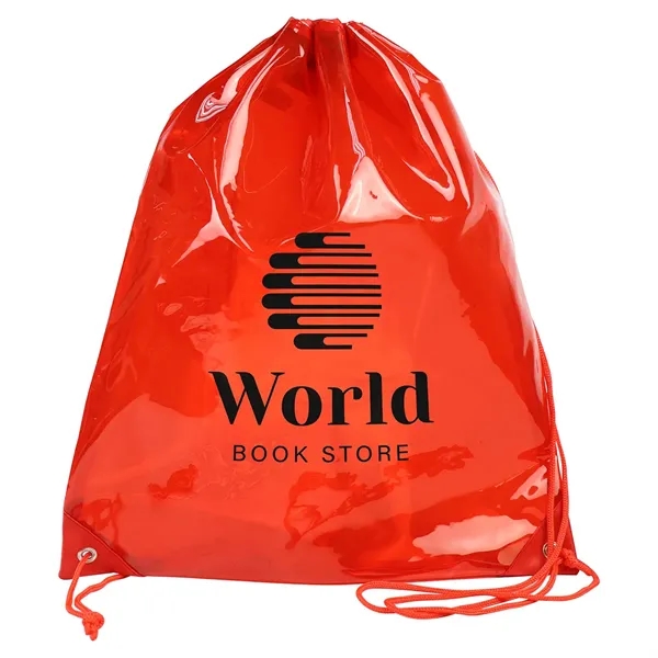 Clear TPU Drawstring Backpack... from ASI 36730 Ariel Premium Supply Inc