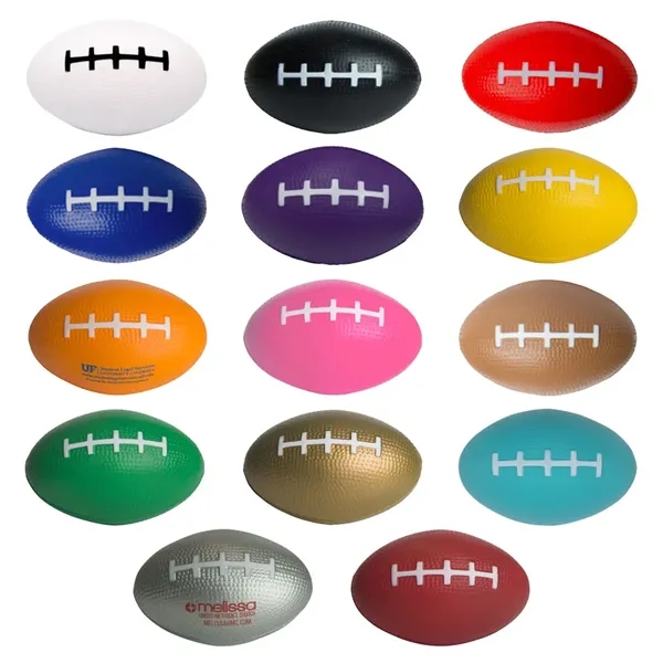 Football shaped stress reliever.... from ASI 34415 Alpi International LTD