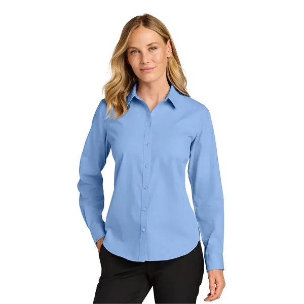 Port Authority Women's Long Sleeve Nailhead Easy Care Shirt... from ASI 84863 SanMar