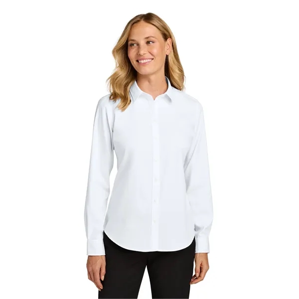 Port Authority Women's Long Sleeve Nailhead Easy Care Shirt... from ASI 84863 SanMar