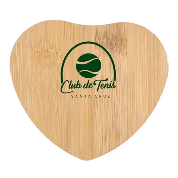 Heart shaped wooden beverage coaster.... from ASI 34415 Alpi International LTD