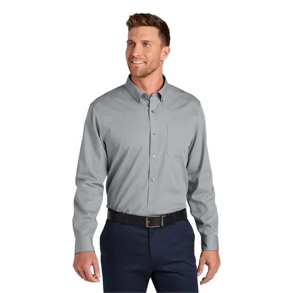 Port Authority Long Sleeve Nailhead Easy Care Shirt... from ASI 84863 SanMar