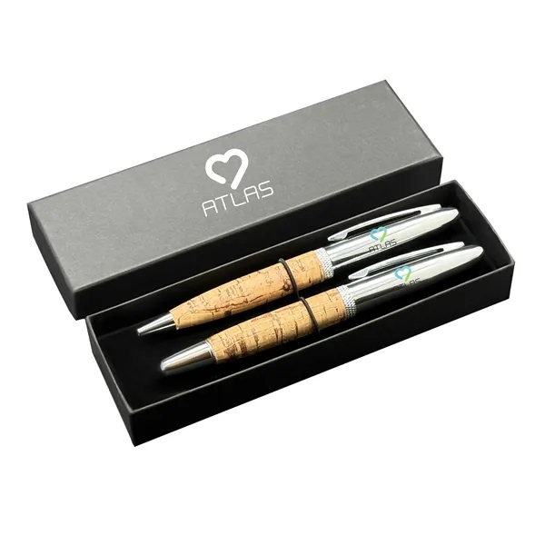 Premade double pen set with double pen box and a ballpoint... from ASI 68190 Lungsal / Lungsal