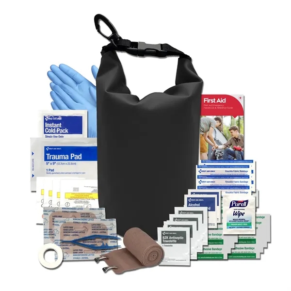 First aid kit with a dry bag, bandage, gauze compress, guide,... from ASI 84514 Safety Made