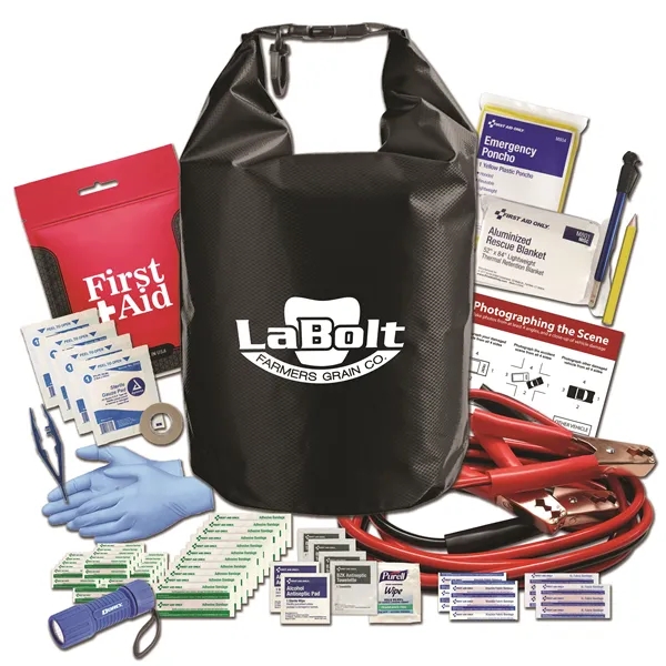 Dry bag auto kit with a 5-liter dry bag, clip handle,... from ASI 84514 Safety Made