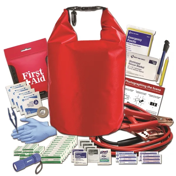 Dry bag auto kit with a 5-liter dry bag, clip handle,... from ASI 84514 Safety Made