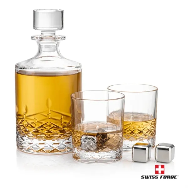 Templeton 3pc Decanter Set & S/S Ice Cubes... from ASI 84592 St Regis Group