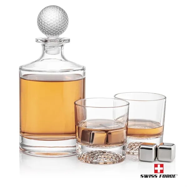 Fairway 3pc Decanter Set & S/S Ice Cubes... from ASI 84592 St Regis Group