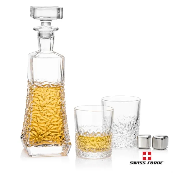 Burnell 3pc Decanter Set & S/S Ice Cubes... from ASI 84592 St Regis Group
