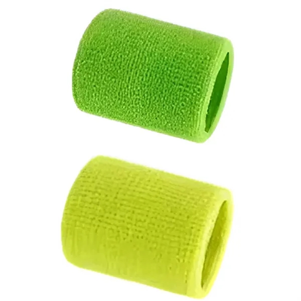 Polyester elastic sports sweat wristband plus 1 color embroidery on 1... from ASI 37218 Athena Promo (tm)