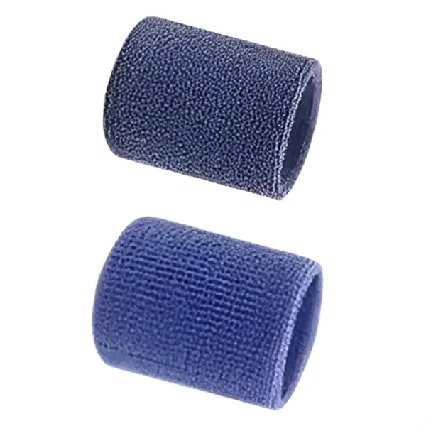 Polyester elastic sports sweat wristband plus 1 color embroidery on 1... from ASI 37218 Athena Promo (tm)