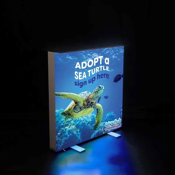 Light up your brand with this glowing counter unit.... from ASI 87188 Showdown Displays