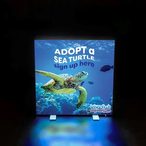 Light up your brand with this glowing counter unit.... from ASI 87188 Showdown Displays