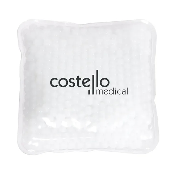 4" x 4" square PVC hot/cold pack with color bead fill.... from ASI 63549 Jornik Manufacturing Corp