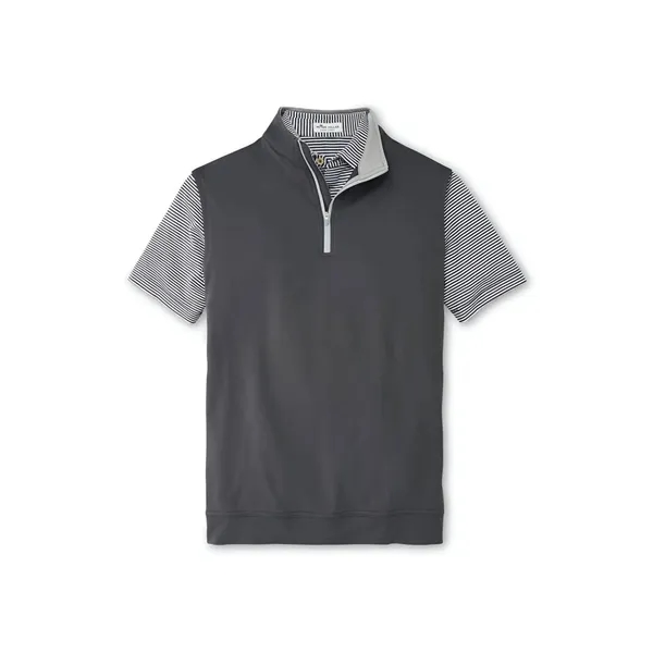 89% microfiber polyester / 11% spandex,Classic fit,Stretch French terry,Peter Millar logo... from ASI 72657 Active Life Promo / Active Life