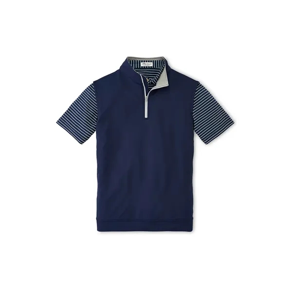 89% microfiber polyester / 11% spandex,Classic fit,Stretch French terry,Peter Millar logo... from ASI 72657 Active Life Promo / Active Life