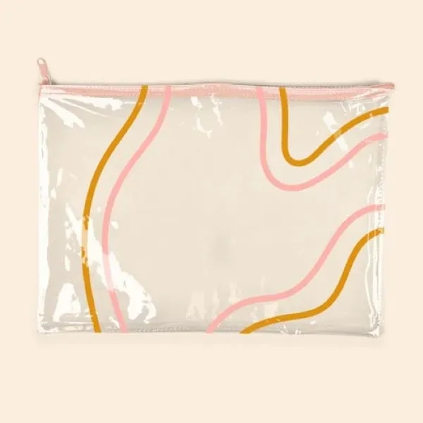 Economical briefcase, clear vinyl with zipper closure, 16" x 11".... from ASI 74710 Numo / NUMO