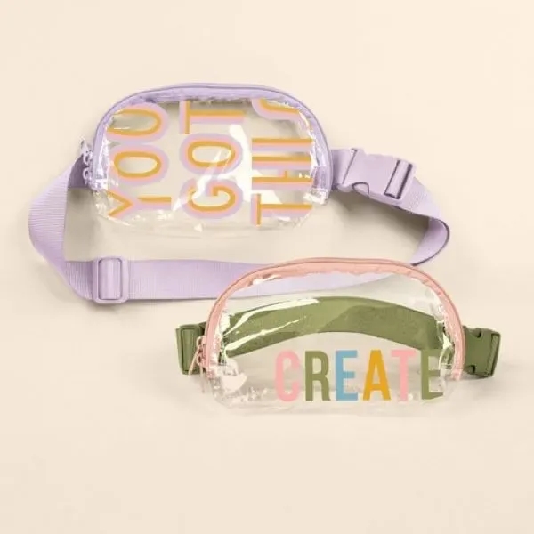 Adjustable nylon webbing belt. Double-pull zipper.... from ASI 74710 Numo