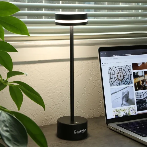 Rechargeable desk lamp with three light modes.... from ASI 61966 HPG / Beacon Promotions
