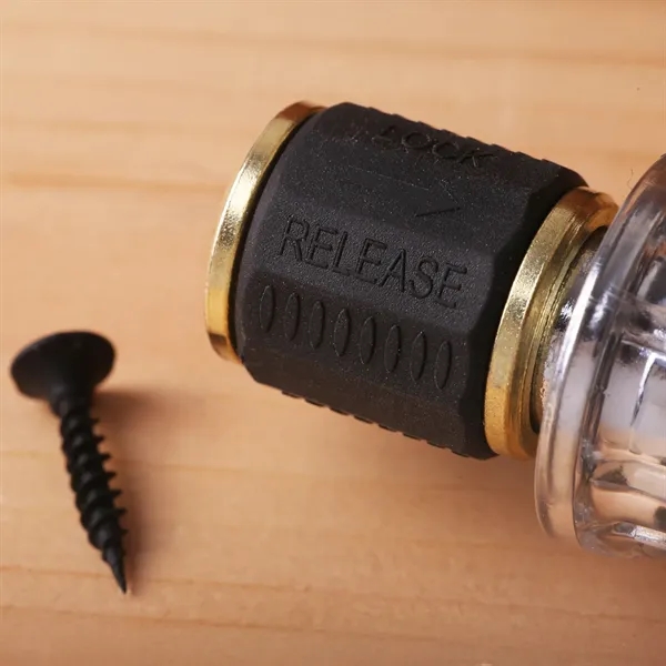 6-in-1 quick release screwdriver with integrated bit storage.... from ASI 61966 HPG / Beacon Promotions