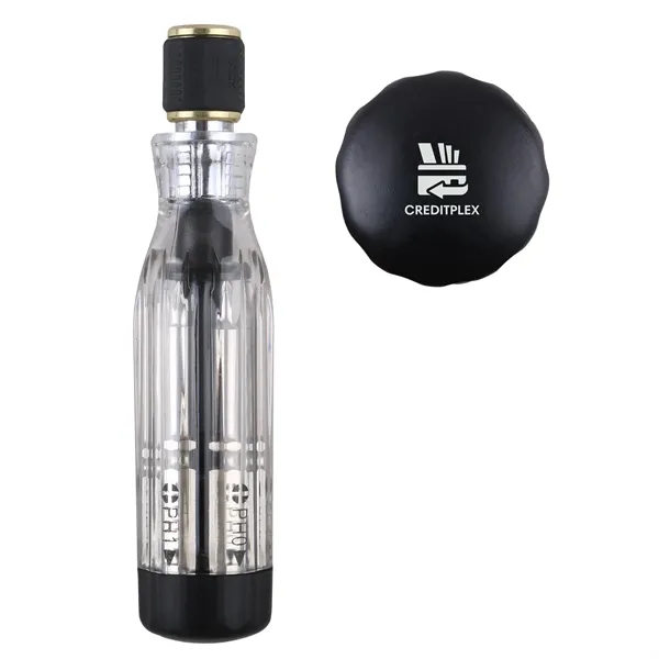 6-in-1 quick release screwdriver with integrated bit storage.... from ASI 61966 HPG / Beacon Promotions