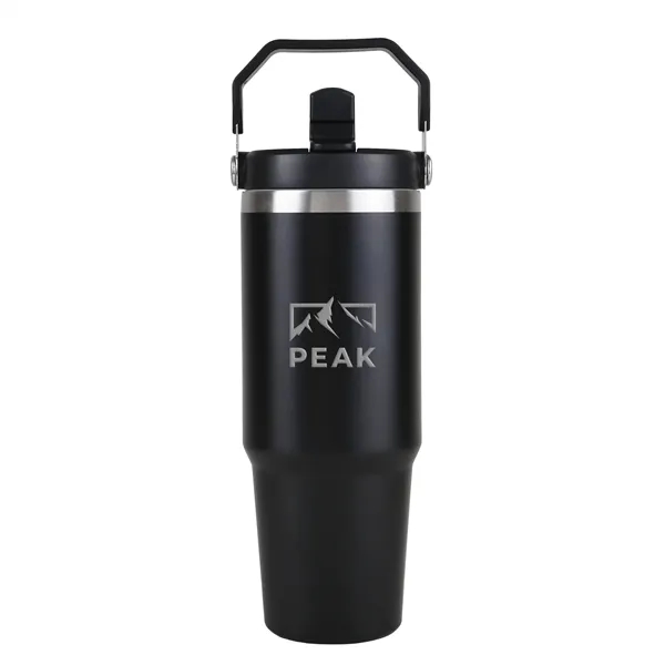 30 oz. tumbler with built-in flip straw and made with 80%... from ASI 61966 HPG / Beacon Promotions