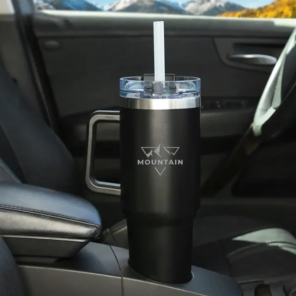 BPA-free 40 oz. travel mug made with recycled stainless steel.... from ASI 61966 HPG / Beacon Promotions
