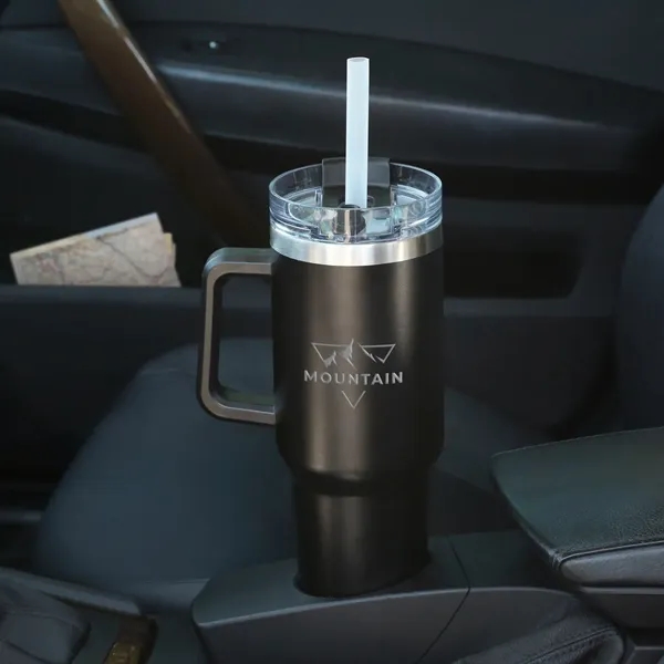 BPA-free 40 oz. travel mug made with recycled stainless steel.... from ASI 61966 HPG / Beacon Promotions