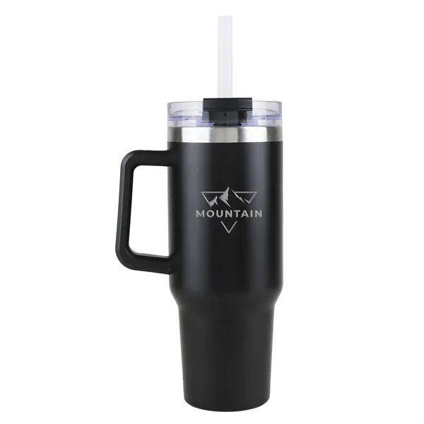 BPA-free 40 oz. travel mug made with recycled stainless steel.... from ASI 61966 HPG / Beacon Promotions