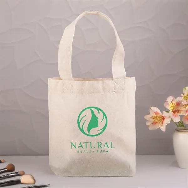 Lightweight 4.5 oz mini cotton tote.... from ASI 61966 HPG / Beacon Promotions