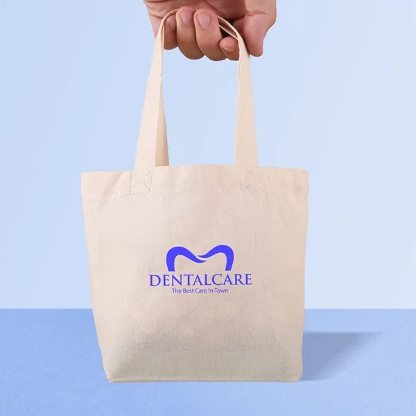 Lightweight 4.5 oz mini cotton tote.... from ASI 61966 HPG / Beacon Promotions
