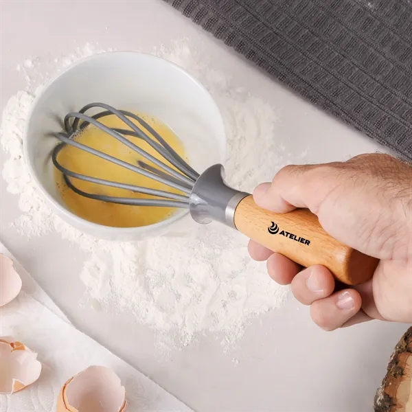 Whisk with an anti-leak bowl and beechwood handle.... from ASI 61966 HPG / Beacon Promotions