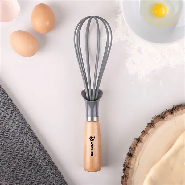 Whisk with an anti-leak bowl and beechwood handle.... from ASI 61966 HPG / Beacon Promotions