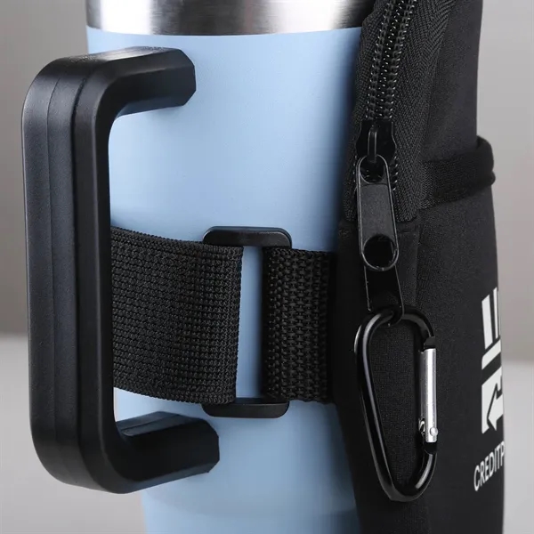 Neoprene accessory pouch for mugs and tumblers.... from ASI 61966 HPG / Beacon Promotions
